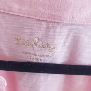 NWOT Lilly Pulitizer L Pink Tank Top